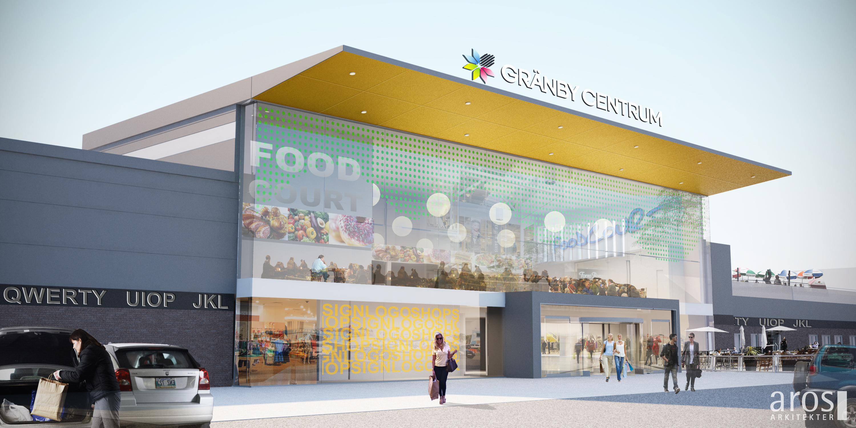 Gränby centrum öppnar food court - Citybloggen
